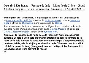 KUNMING- DUNHUANG VOYAGE D ETUDES ORGANISE (2)
